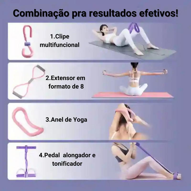 Conjunto Slimming 4 Peças - combinação pra resultados efeitvos